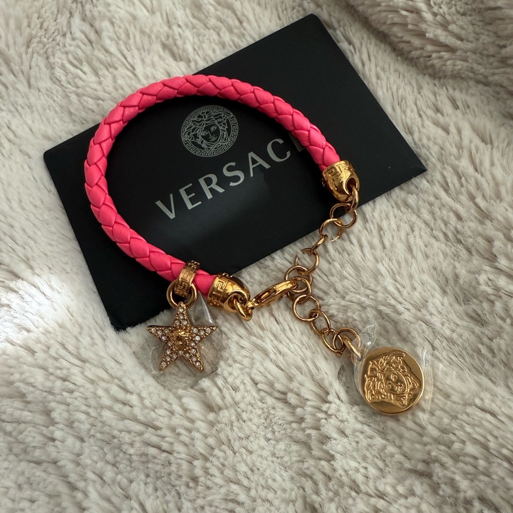NWT Versace pink bracelet